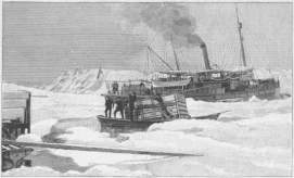 Transport  terre de la caisse contenant le ballon, 14 juin 1897.