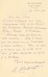 Lettre autographe signe Charcot adresse au jeune Paul-mile Victor en juin 1934 avant son embarquement  bord du "Pourquoi-Pas ?" pour Angmagssalik. CLIQUER POUR AGRANDIR.