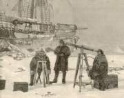 Le premer hivernage de Nansen  bord du "Fram" en 1893.